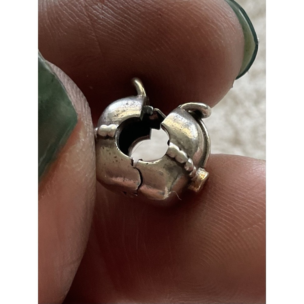 retired sterling silver ALE 925 Pandora "Purse" clip charm - Picture 7 of 8